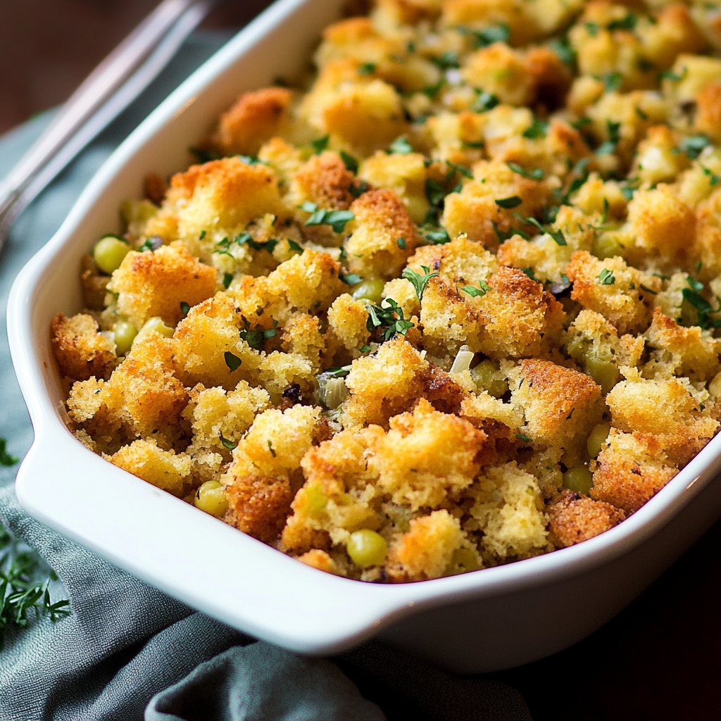 Master Cornbread Stuffing: Achieve Crispy Edges, Moist Center